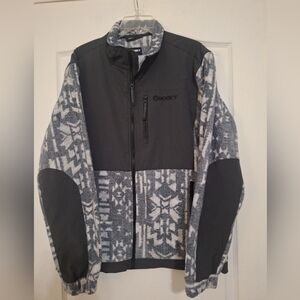 Hooey Tech Fleece Jacket Aztec Mens Size XL Gary